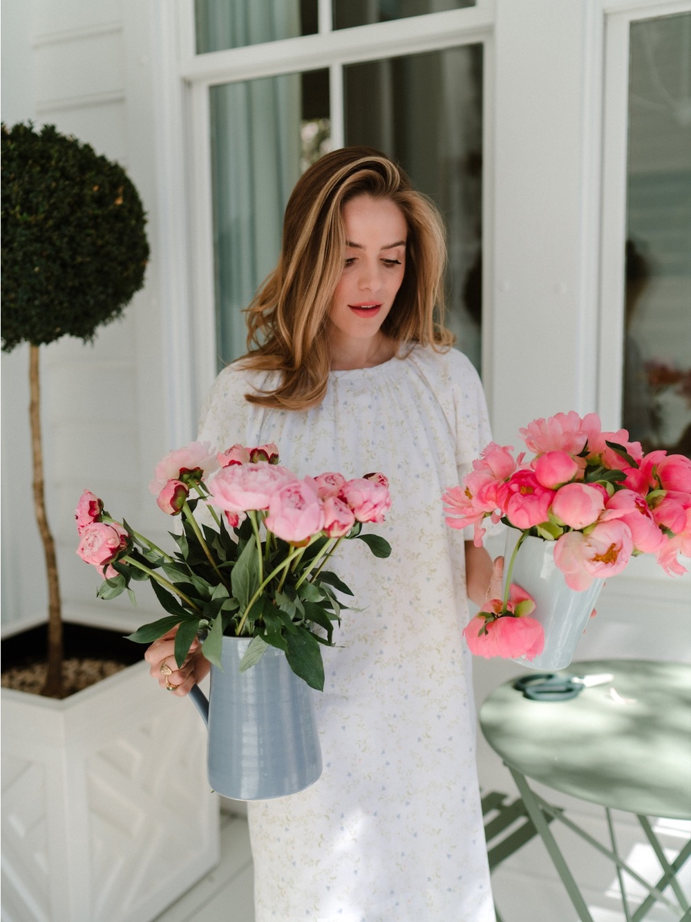 LAKE x Julia Berolzheimer Floral Puff Sleeve Dress - Picture 5 of 7